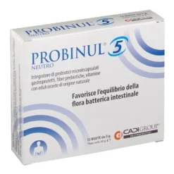 CaDi Group Probinul 5 Neutro Integratore Alimentare Fermenti Lattici, 12 Buste