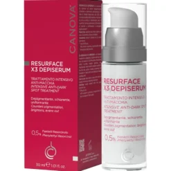 Canova Resurface X3 Depiserum Siero Viso Trattamento Intensivo Anti-Macchia, 30ml