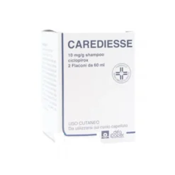 Carediesse 10 mg/g - Shampoo per la dermatite seborroica, 2 flaconi da 60 ml