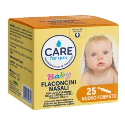 Care for You Baby Flaconcini Nasali e Detersione Occhi, 24 flaconcini
