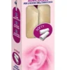 Care For You Coni Auricolari - Per l'igiene auricolare con propoli e anello blocca fiamma, 2 pezzi