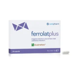 Carepharm Ferrolat Plus Integratore Alimentare 20 Capsule