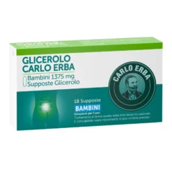 Carlo Erba Glicerolo Stitichezza Bambini Occasionale, 18 Supposte