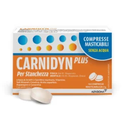Carnidyn Plus Integratore Stanchezza Fisica e Mentale, 18 Compresse