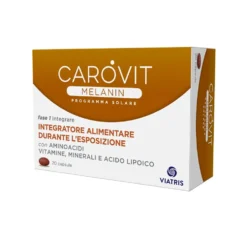 Carovit Programma Solare - Melanin Integratore Pelle al Sole, 20 Capsule