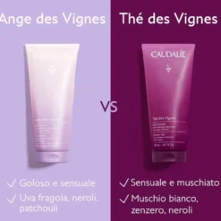 Caudalie Ange des Vignes - Gel Doccia Neroli Uva Fragola e Patchouli, 200ml