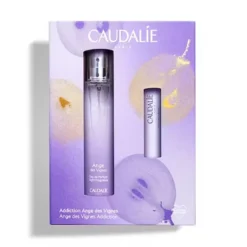 Caudalie Duo Ange des Vignes - Cofanetto con profumo e trattamento labbra nutriente, 50 ml e 4,5 g