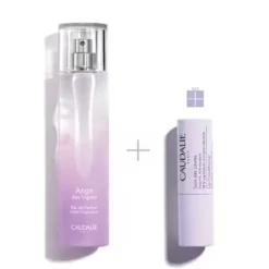 Caudalie Duo Ange des Vignes - Cofanetto con profumo e trattamento labbra nutriente, 50 ml e 4,5 g