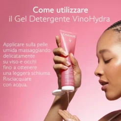 Caudalie VinoHydra - Gel Detergente Viso Idratante, 150ml