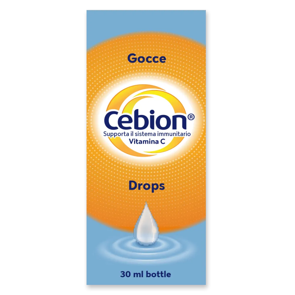 Cebion Integratore di Vitamina C in gocce da 0 ai 10 anni, 30ml
