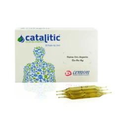 Cemon Catalitic - Oligoelementi Rame Oro Argento Cu Au Ag, 20 Ampolle