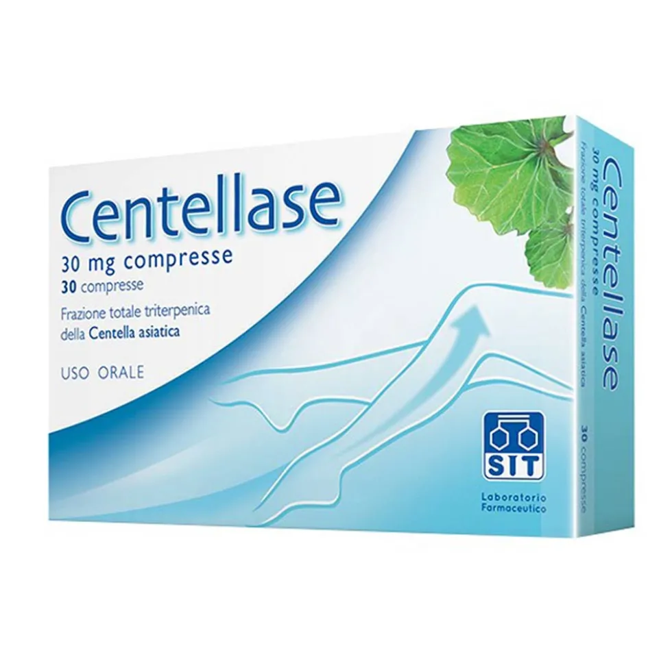 Centellase 30mg Insufficienza venosa e Fragilità Capillare, 30 Compresse