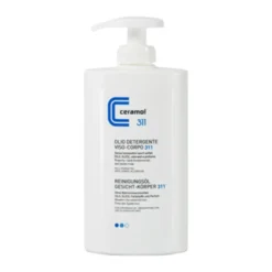 Ceramol 311 - Olio detergente per il viso e il corpo delle pelli secche e intolleranti, 400 ml