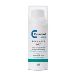 Ceramol Rebalance Mat Crema Opacizzante per Pelle Acneica, 50ml