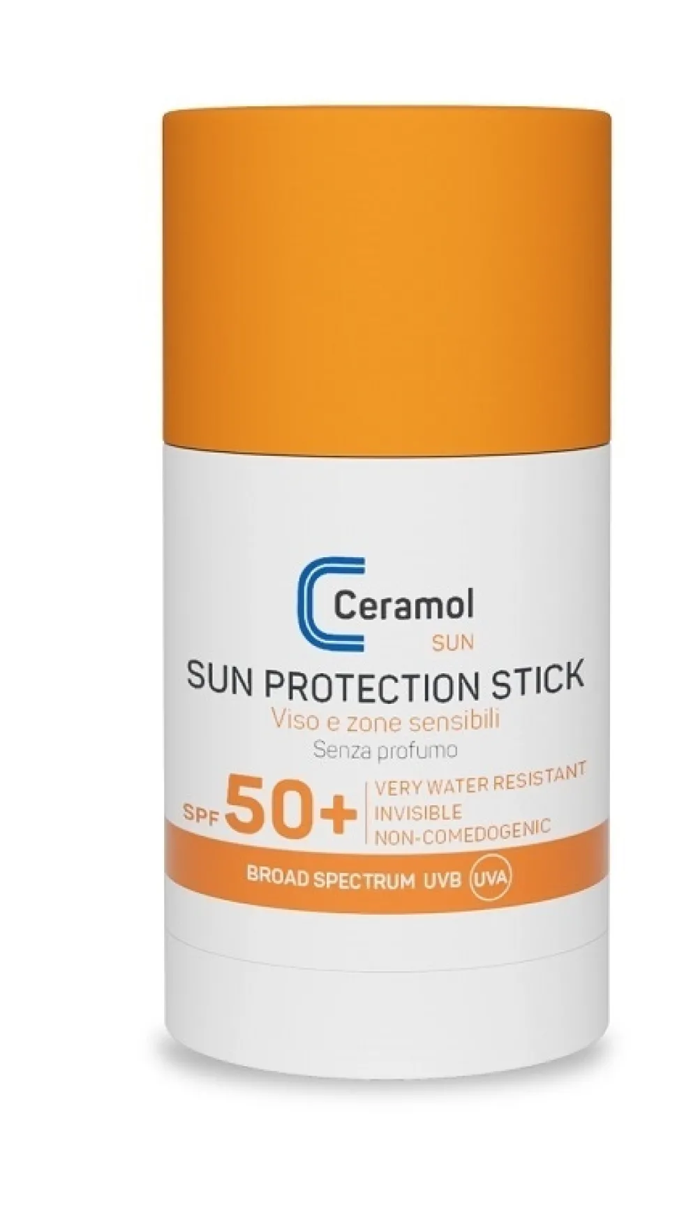 Ceramol Sun Protection Stick solare SPF50+ per il viso e le labbra, 25 g
