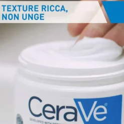 CeraVe Crema Corpo Idratante Pelle Molto Secca con Dispenser, 454ml