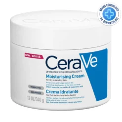 CeraVe Crema Corpo Idratante Pelle Molto Secca, 340g