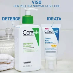 CeraVe Crema Viso Idratante SPF30 24 Ore con Acido Ialuronico, 52ml