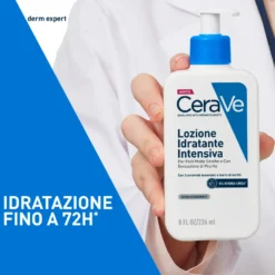 CeraVe Lozione Idratante Intensiva per Pelle Secca e Molto Secca con Prurito Idrata e Dona Sollievo, 236ml