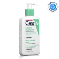 CeraVe Schiuma Detergente Viso Pelle Grassa Seboregolatrice, 236ml