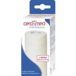 Ceroxmed Benda Elastica Autoaderente 10 cm X 4 m 1 Pezzo