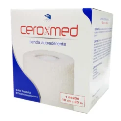 Ceroxmed Benda Elastica Autoaderente 10cm x 20m, 1 Pezzo