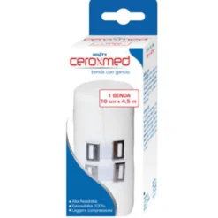 Ceroxmed Benda Elastica Con Fermabenda 10 cm X 4,5 m 1 Pezzo