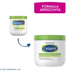 Cetaphil Crema Idratante - Crema per il viso e il corpo per la pelle secca e sensibile, 450 g