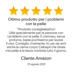Cetaphil Emulsione Detergente - Emulsione per la pelle sensibile e secca di viso e corpo, 250 ml