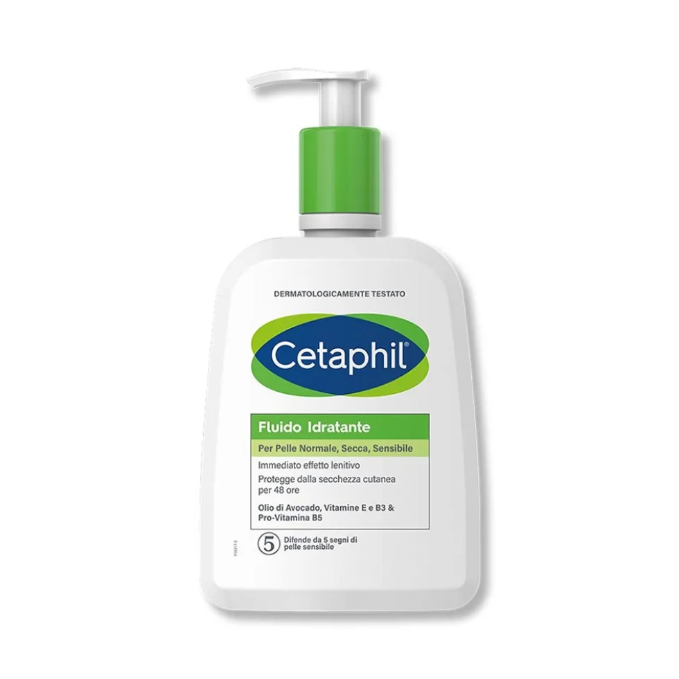 Cetaphil Fluido Idratante per Pelle Normale Secca e Sensibile, 237ml
