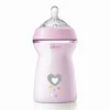 Chicco Natural Feeling - Biberon 6m+ Flusso Rapido Rosa, 330ml