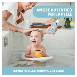 Chicco Natural Sensation - Baby Detergente Corpo e Capelli per Bambini 0M+,200ml