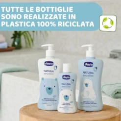 Chicco Natural Sensation - Baby Detergente Corpo Delicato per Bambini 0M+, 200ml
