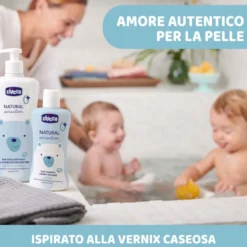 Chicco Natural Sensation - Baby Detergente Corpo Delicato per Bambini 0M+, 200ml