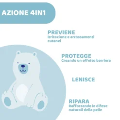 Chicco Natural Sensation - Pasta Lenitiva 4in1 per Bambini 0M+, 100ml