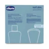 Chicco Natural Sensation - Set per l'igiene del bebè con detergente e crema corpo, 200 ml e 150 ml