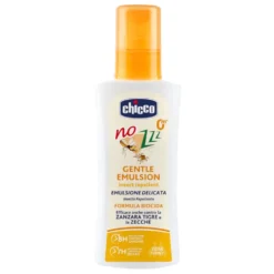 Chicco Nozzz - Emulsione spray insettorepellente contro le zanzare e le zecche da 0 mesi, 100 ml