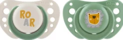 Chicco PhysioForma - Air Bianco e Verde Succhietto 2-6M Tettarella in Silicone, 2 Pezzi