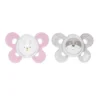 Chicco PhysioForma - Comfort Succhietto 0-6M Tettarella in Silicone Rosa,2 Pezzi