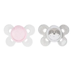 Chicco PhysioForma - Comfort Succhietto 0-6M Tettarella in Silicone Rosa,2 Pezzi