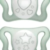 Chicco PhysioForma - Micrò Succhietto 0-2M Tettarella in Silicone Neutro, 2Pezzi