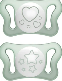 Chicco PhysioForma - Micrò Succhietto 0-2M Tettarella in Silicone Neutro, 2Pezzi