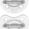Chicco PhysioForma - Succhietto Gommotto 2-6M Crystal in Silicone, 2 Pezzi