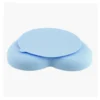 Chicco Piatto cuore in silicone con ventosa - Piatto azzurro per l'alimentazione autonoma, 1 pezzo