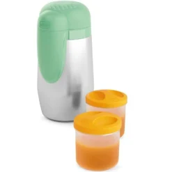 Chicco Portavivande termico - Contenitore termico in acciaio per alimenti e biberon, 500 ml