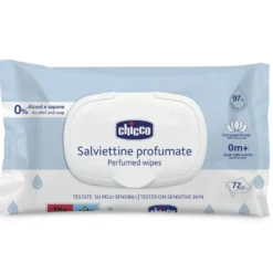 Chicco Salviettine Detergenti Profumate - Salviette per la detersione dei bambini, 72 pezzi