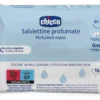 Chicco Salviettine profumate - Salviette umidificate per la detersione delicata, 16 pezzi