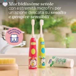 Chicco Spazzolino Elettrico 3+ Colore Giallo Tigre, 1 Pezzo