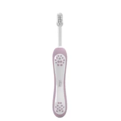 Chicco Spazzolino Primi Denti 6-36 mesi - Spazzolino manuale per l'igiene orale, 1 pezzo rosa