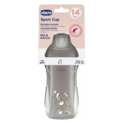 Chicco Sport Cup Tazza Sport 14m+ colore Grigio, 266ml